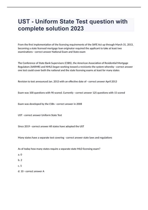 UST Interview Questions (2024) .